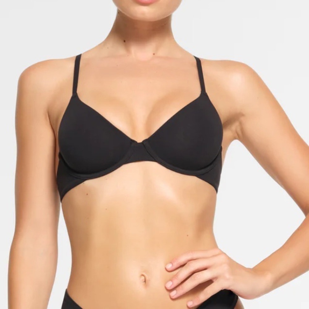NWT Skims Cotton Jersey Underwire Bra 32B